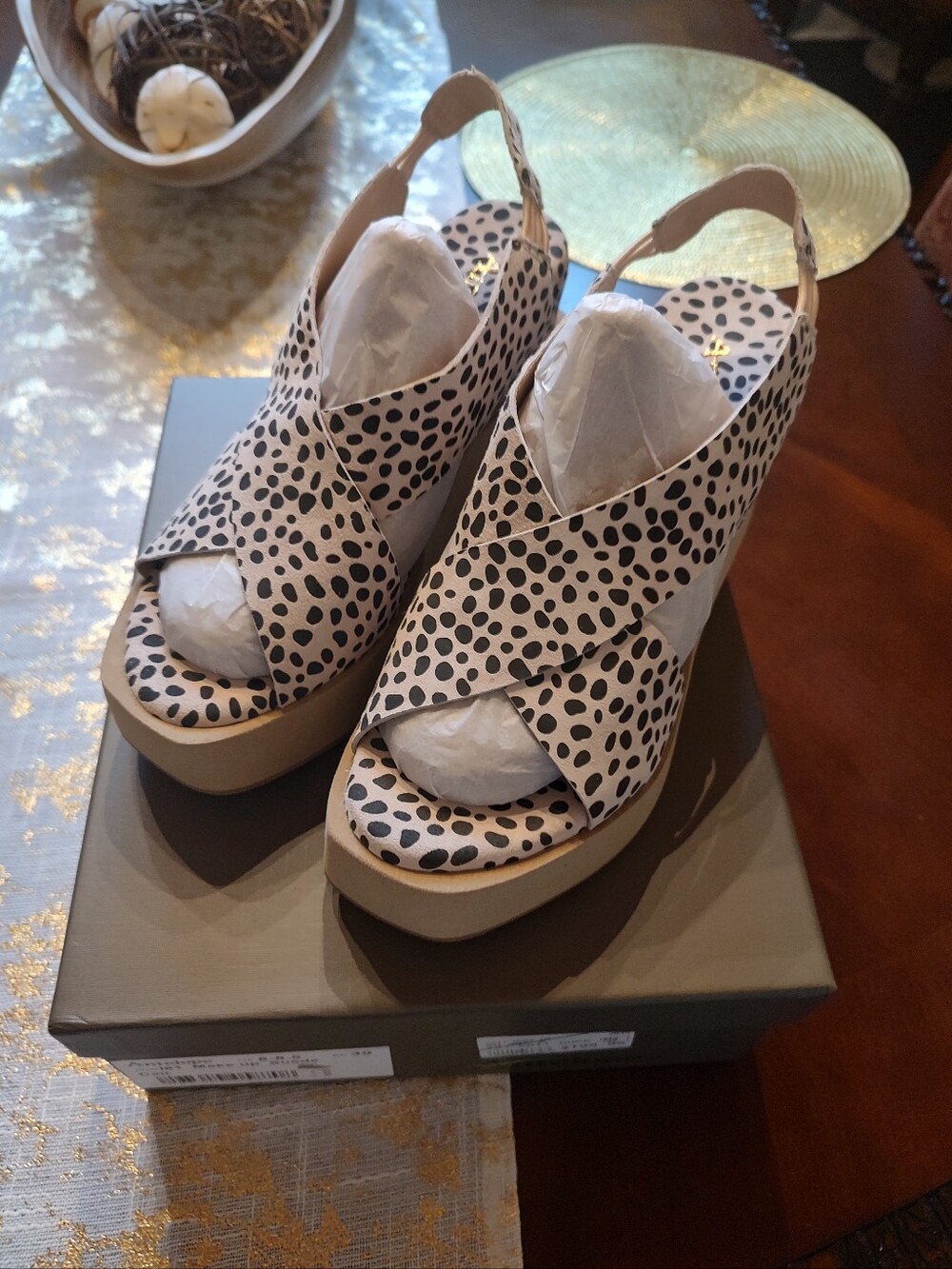 Antelope Leopard Print Platform Sandal
